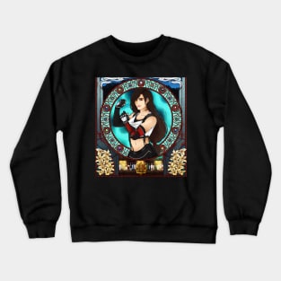 Tifa Lockhart - Art Nouveau Crewneck Sweatshirt